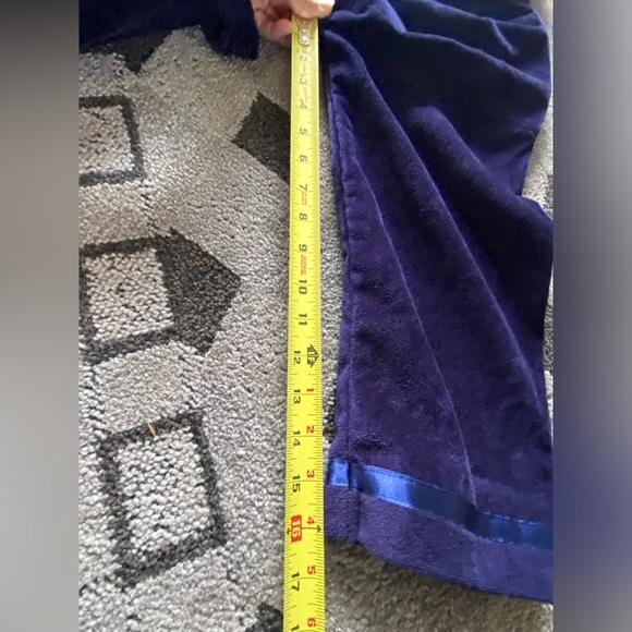 Jessica Bathrobe Navy Blue with tint of Purpleish Sz L (14-16) 100% cotton. - Picture 9 of 9